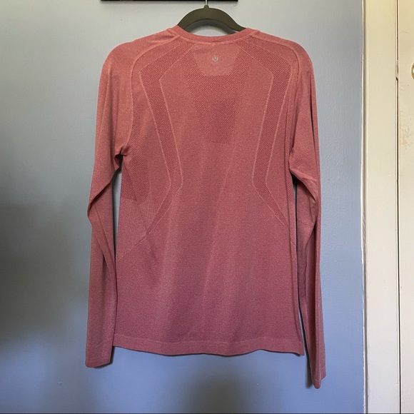 Lululemon pink metal vent long sleeve shirt - Picture 2 of 4
